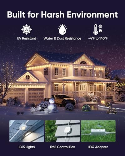 ¡LUCES LED NAVIDEÑAS PARA EXTERIORES: ILUMINA TUS FIESTAS CON MAGIA Y SEGURIDAD!
