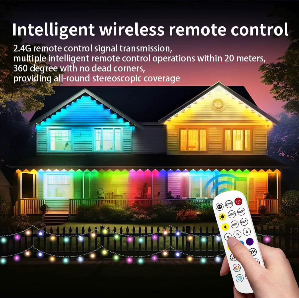 ¡LUCES LED NAVIDEÑAS PARA EXTERIORES: ILUMINA TUS FIESTAS CON MAGIA Y SEGURIDAD!