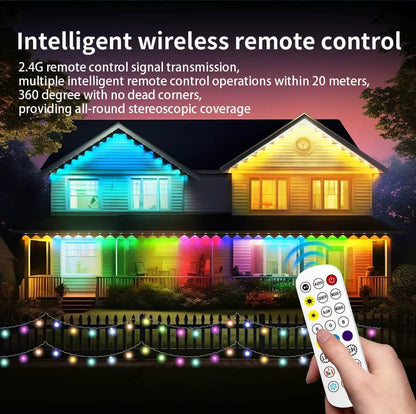 ¡LUCES LED NAVIDEÑAS PARA EXTERIORES: ILUMINA TUS FIESTAS CON MAGIA Y SEGURIDAD!